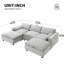 Canapé modulaire 86,5 po Chenille-1244163741