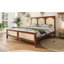 Lit plateforme en bois avec tête et pied de lit en rotin-1212310394-1212310396