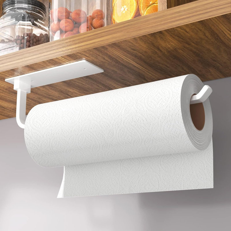 White Paper Towel Holder