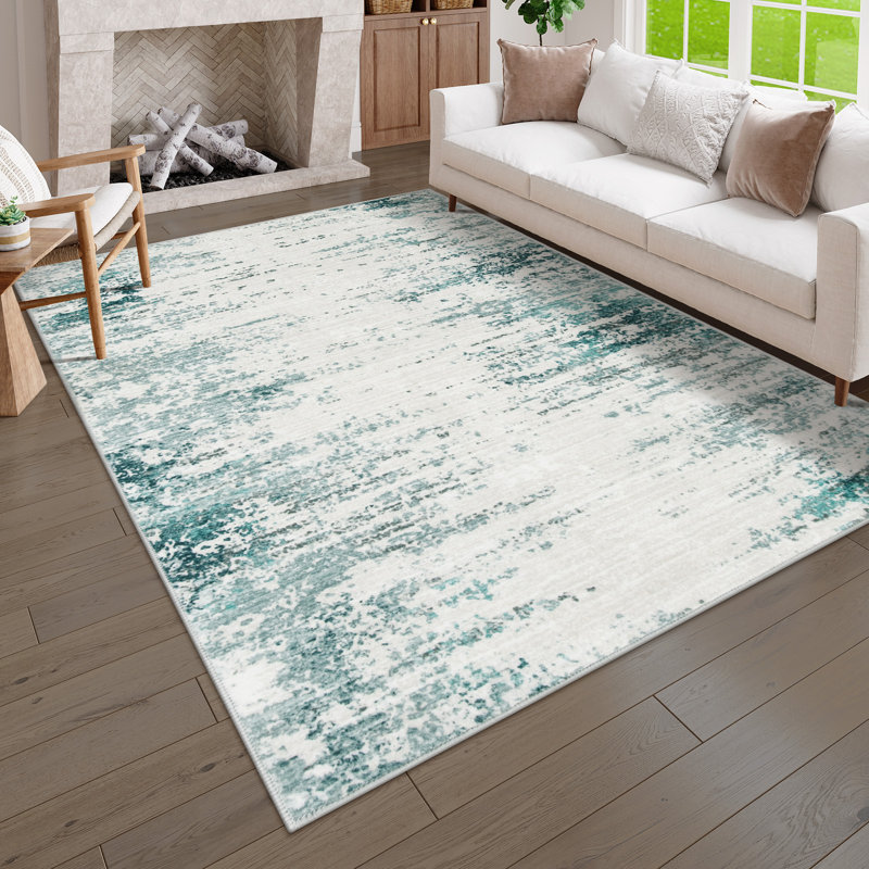 Tapis de sol antidérapant et lavable Kayo, Rectangle 5 pi x 7 pi