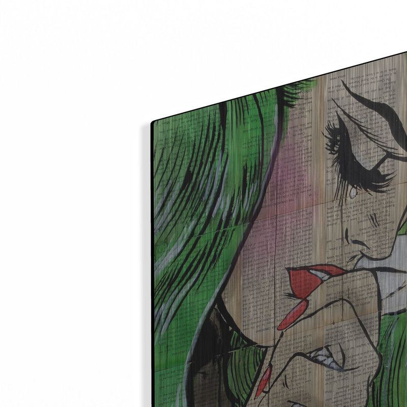 «Pop Cry» par Loui Jover, H 24 po x l 16 po