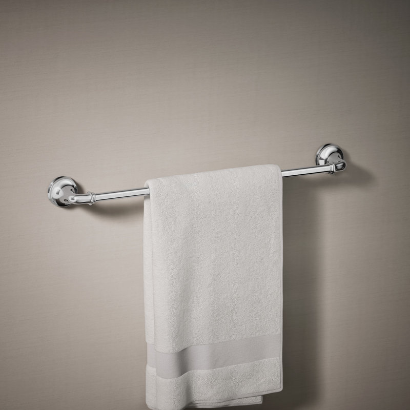 Cadre de barre à serviettes Kohler, L 24 po, Chrome poli