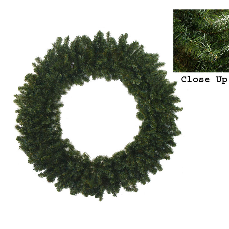 Couronne de pin en pvc canadien, 72" H x 10" lx 72" D