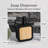 Contemporary Soap Dispenser Rubber and Wood-113869132