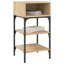 Dungall 35cm W Iron Bedside Table-1133635095