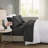 4 PCS Full Cooling Cotton Blend Sheet Set Black
