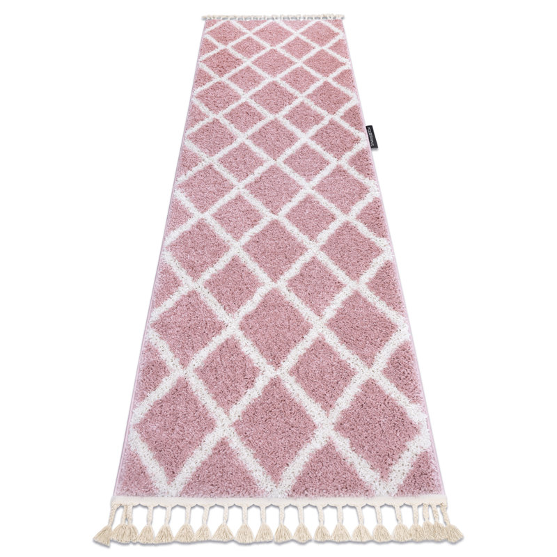 Runner Geometric Area Rug, Runner 60 x 250cm