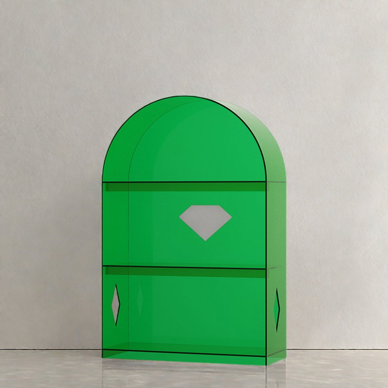 Bibliothèque créative et pratique, (3 tablettes) H 38,5 po x l 23,6 po x P 11 po, Vert