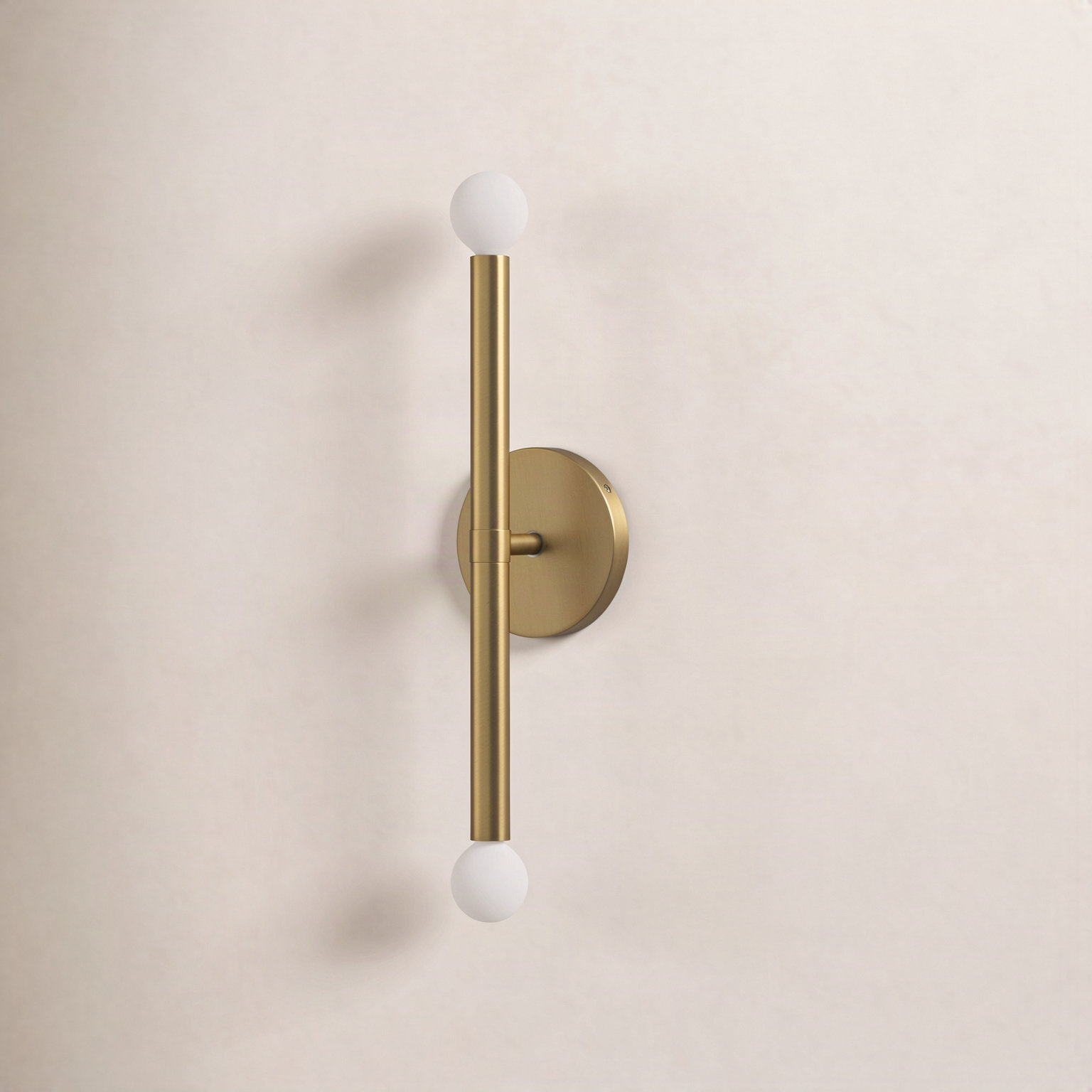 Jamir 2-Light Dimmable Wallchiere, Gold