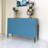 Modern sea shell handle drawer accent cabinet