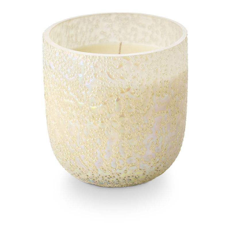 Verre perlé d'hiver, Blanc