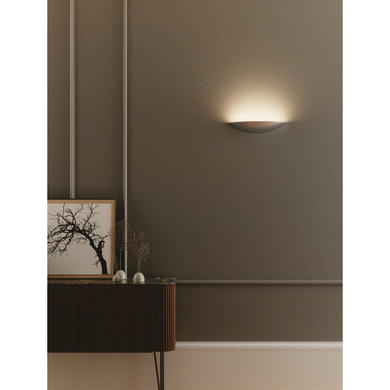 Gypsum Uplighter, White
