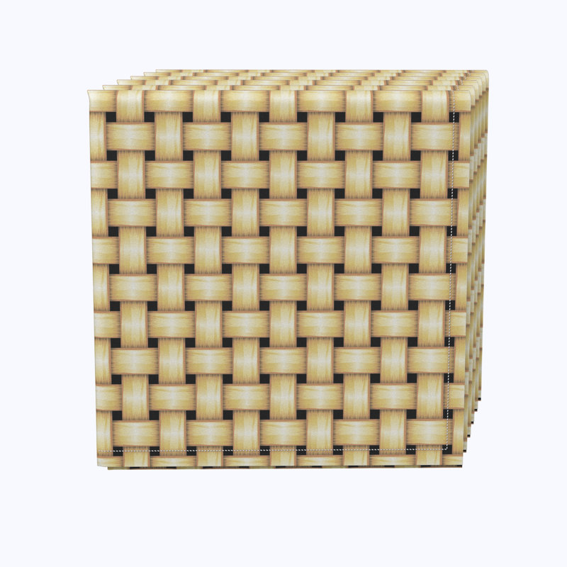 Polyester Geometric Square Napkin