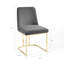 Chaise d'appoint en velours Amplifier-1918960143