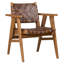 Sutri Teak Upholstered Dining Chair