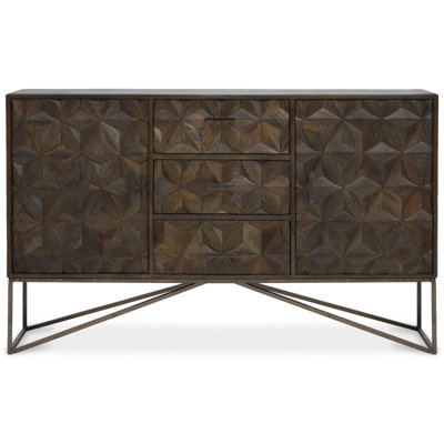Amelie-Mai 141cm Solid Wood Sideboard