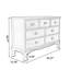 Armoire d'appoint en bois massif vert foncé-120673056