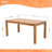 Mack 4 - Person Eucalyptus and Teak Solid Wood Patio Dining Set Rectangular Table