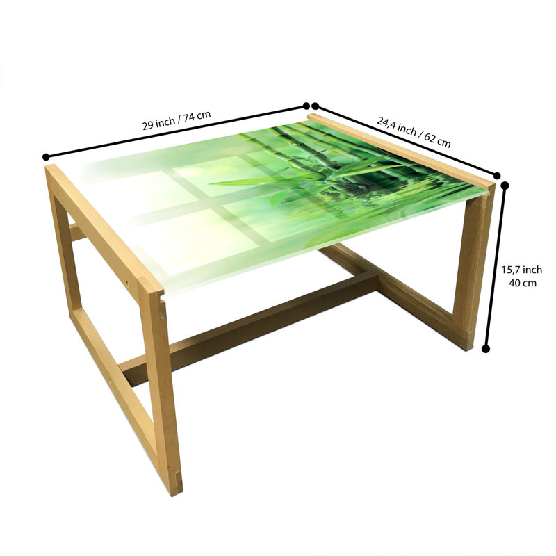 Jahsire Sled Coffee Table, 40cm H x 74cm W x 62cm D