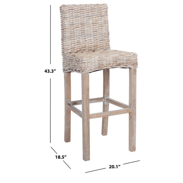 Bayou Breeze Normandie 29.50'' Bar Stool & Reviews | Wayfair