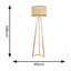 Rhavyn 148cm Traditional Floor Lamp-2069589407-2069589406