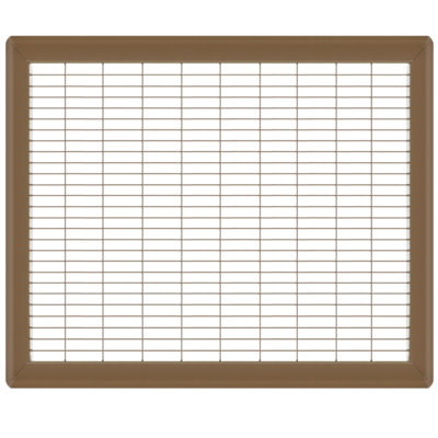 Brown Heavy Gauge Floor Grill