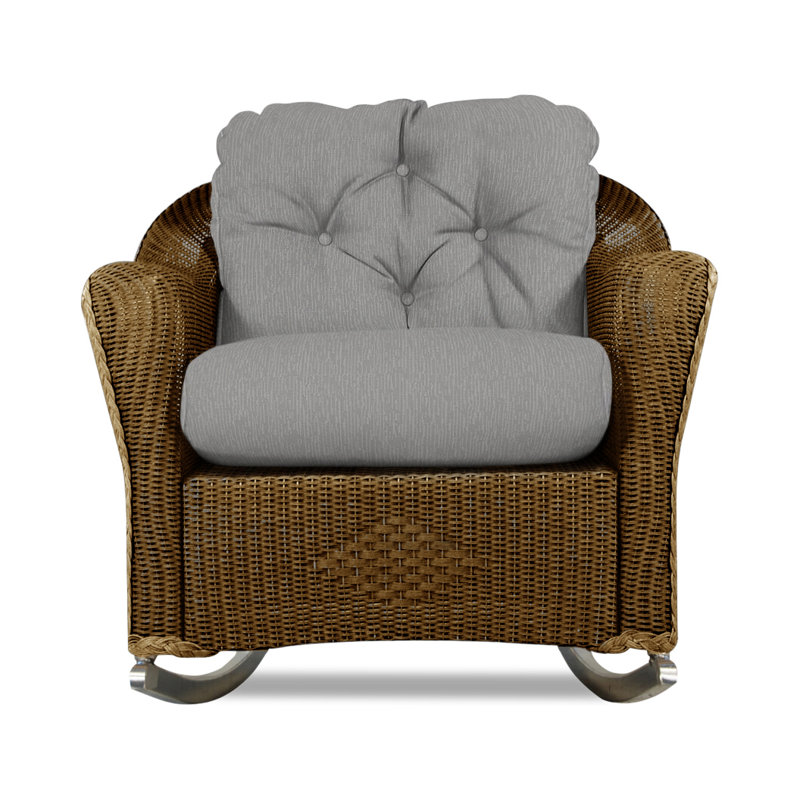 Reflections Outdoor Rocker Chair, Demo Stone, Bark