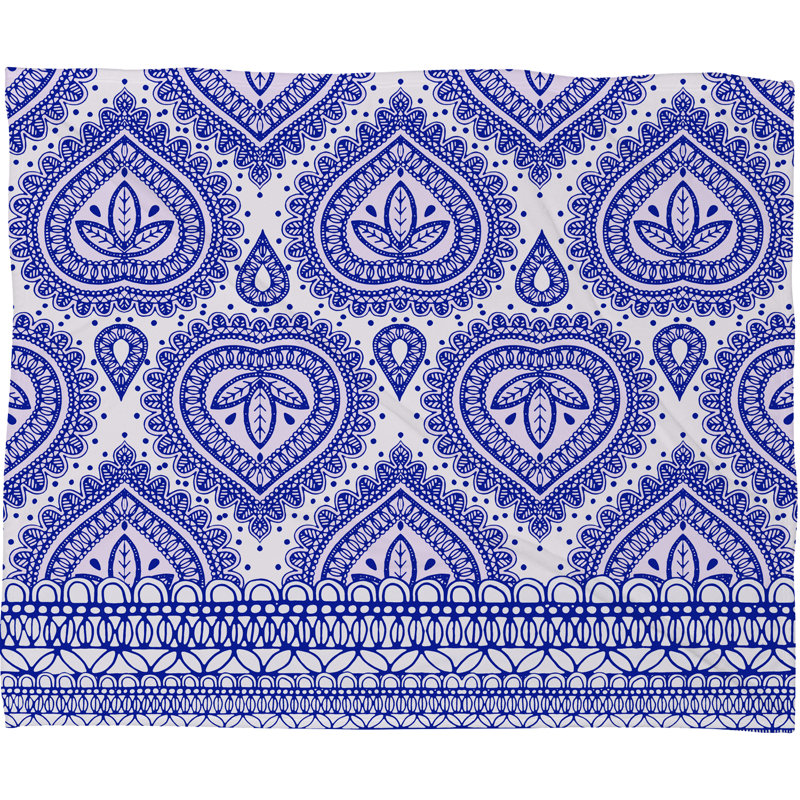 Jeté décoratif, Moyen, Indigo