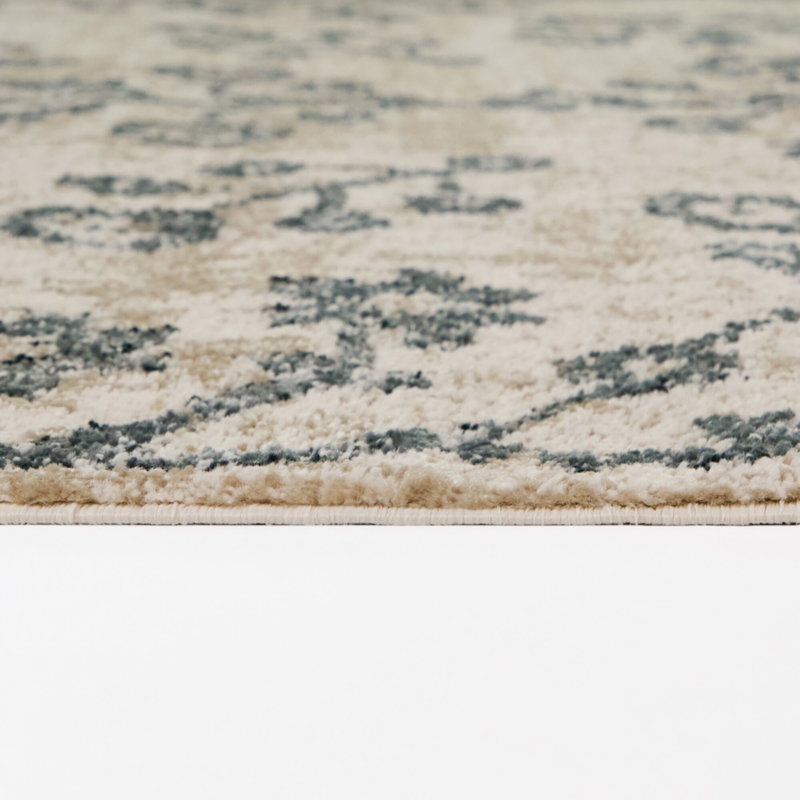 Tapis bleu Shea, 5 pi 3 po x 7 pi