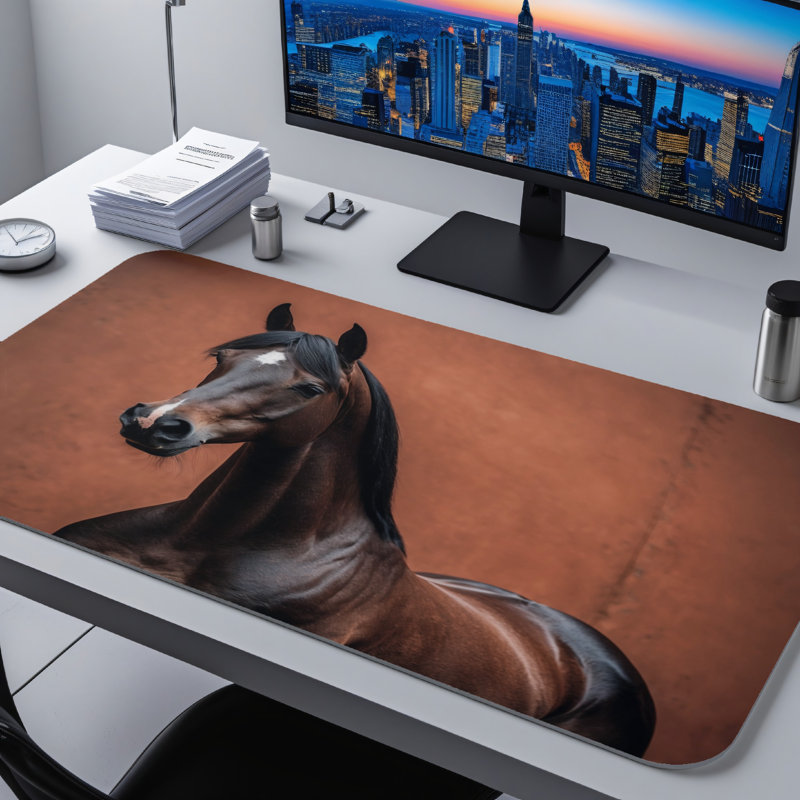 Polyester Desk Pad, 14.4x12.1