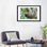 «A Grinning Brown Throated Sloth and Her Baby» par Jim Goldstein - reproduction d'art sur toile tendue