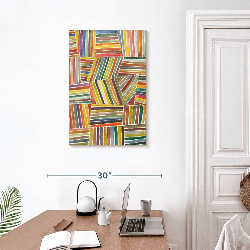 Avery Stripes I, 30" H x 20" W