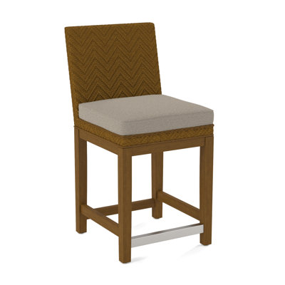 Tabouret de comptoir tissé