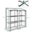 Mini Lean To 143*46*151 cm Steel 1 Piece Lean-to Greenhouse Clear with Roll-up Door