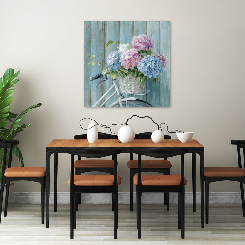 Cape Cod, art floral côtier, H 32 po x l 32 po