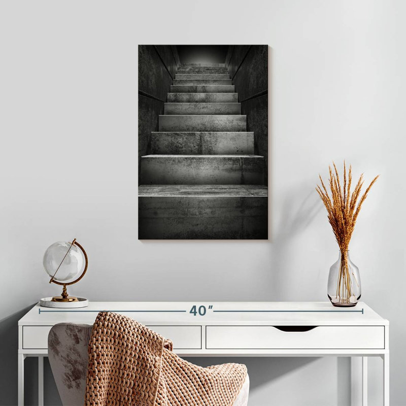 Lilie Dark Stairs, 24" H x 16" W