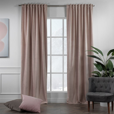 Panneau simple décoratif extra large en velours mat sur mesure