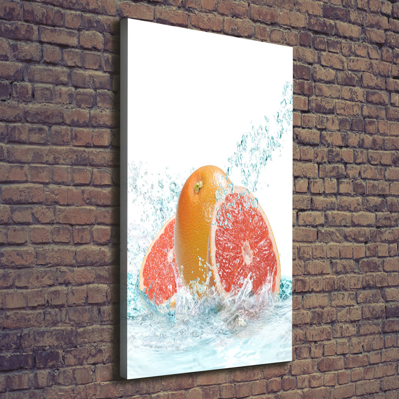 Grapefruit - Wrapped Canvas Print