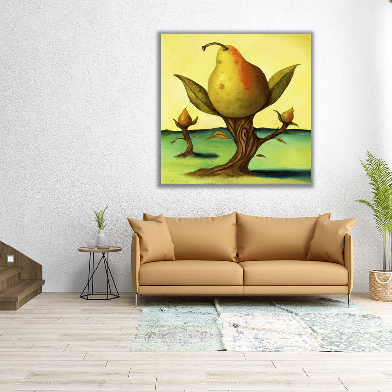 Poiriers 2 - reproduction d'art sur toile, H 30 po x l 30 po
