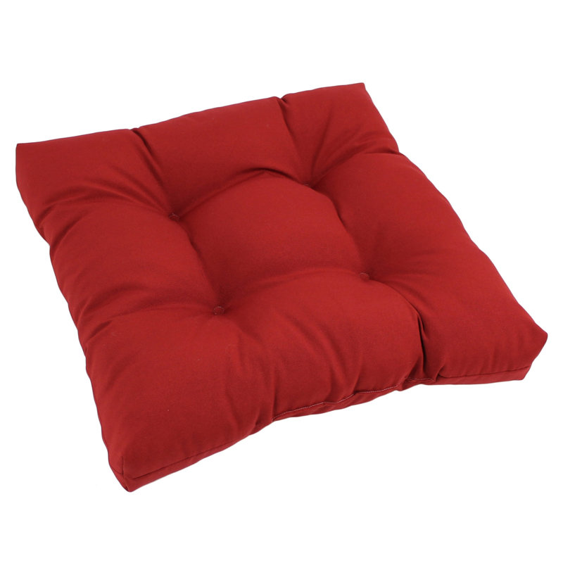 Outdoor 5'' Seat Cushion, Ruby Red