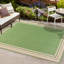 Tapis intérieur / extérieur vert / crème James-1290479087