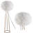 52" Feather Metal LED Floor Lamp – Modern Bohemian Design For Office, Living Room, And Bedroom