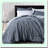 Light Denim Comfort Chambray Twin Set - Soft & Breathable 2-Piece Lightweight Comforter with Reversible Chalk Stripe Design for All Seasons - Yarn Dyed Texture