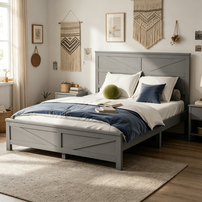 Lit plateforme Pine Wood