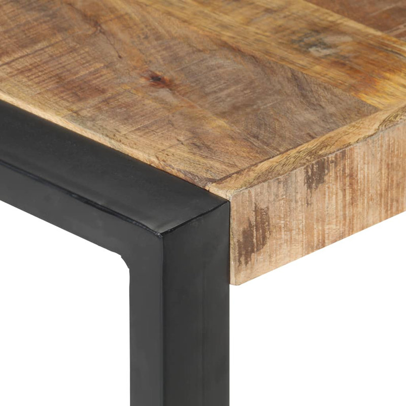 Frame Single Coffee Table, Black, 15.7" H x 55.1" W x 55.1" D