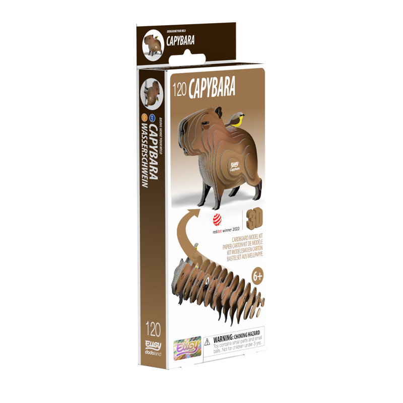 Casse-tête EUGY Capybara 3D