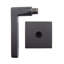 Faux levier Bravura 839-7 Delray sur carré contemporain rose en noir mat