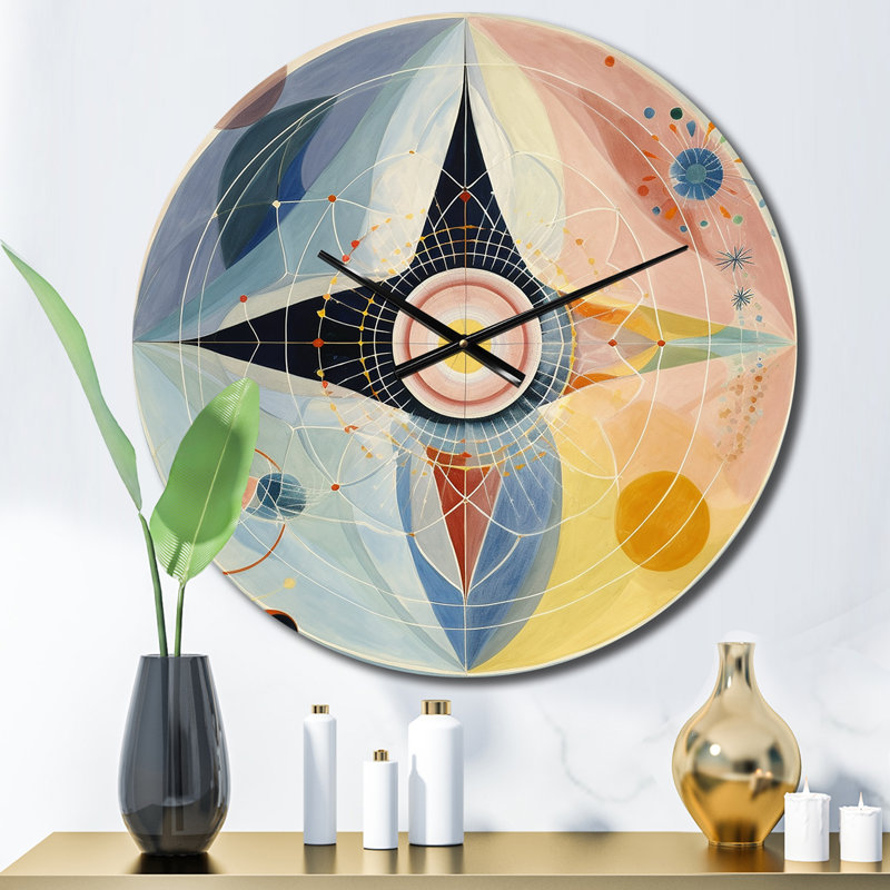 Horloge murale Universal Blossoming Pastel Harmony III, Petit