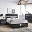 Mobilier de chambre en bois massif de luxe moderne 1 pièce Glam