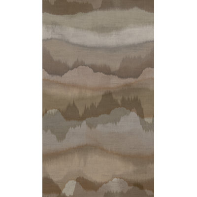 Painted Horizon Brown Wall Mural